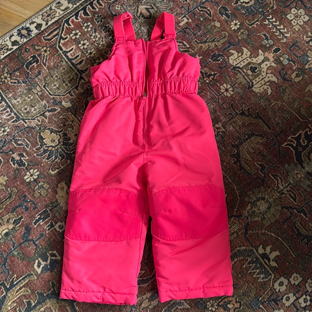 Healthtex Pink Snow Coveralls